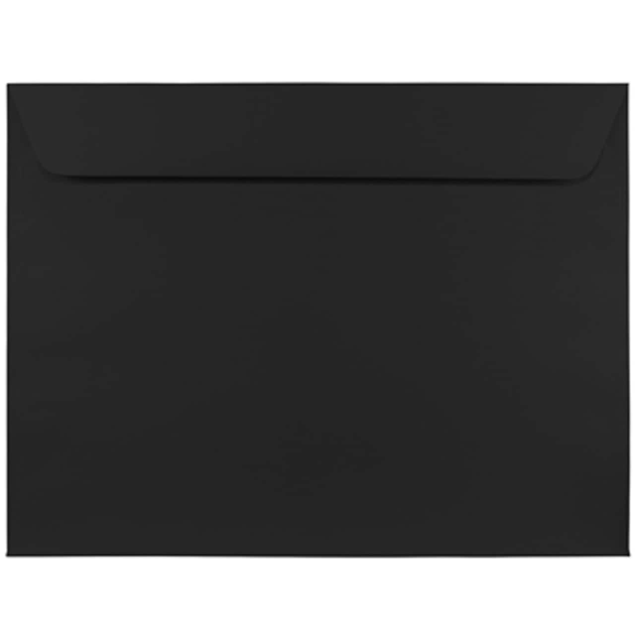 JAM Paper 9" x 12" Smooth Black Booklet Premium Envelopes, 25ct.